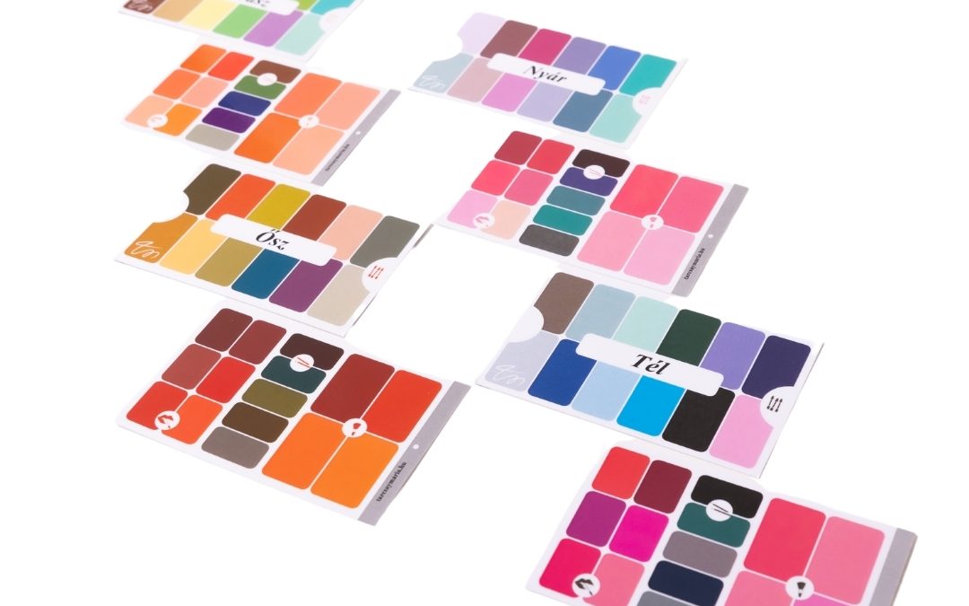 4 évszak sminkkártya (tavasz, nyár, ősz, tél) – 1 darab